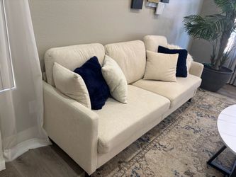 Beige sofa