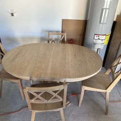 New Dining Set, Single leaf table