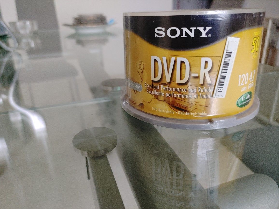 SONY blank recordinle DVDs