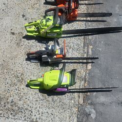 5 Chainsaw Lot