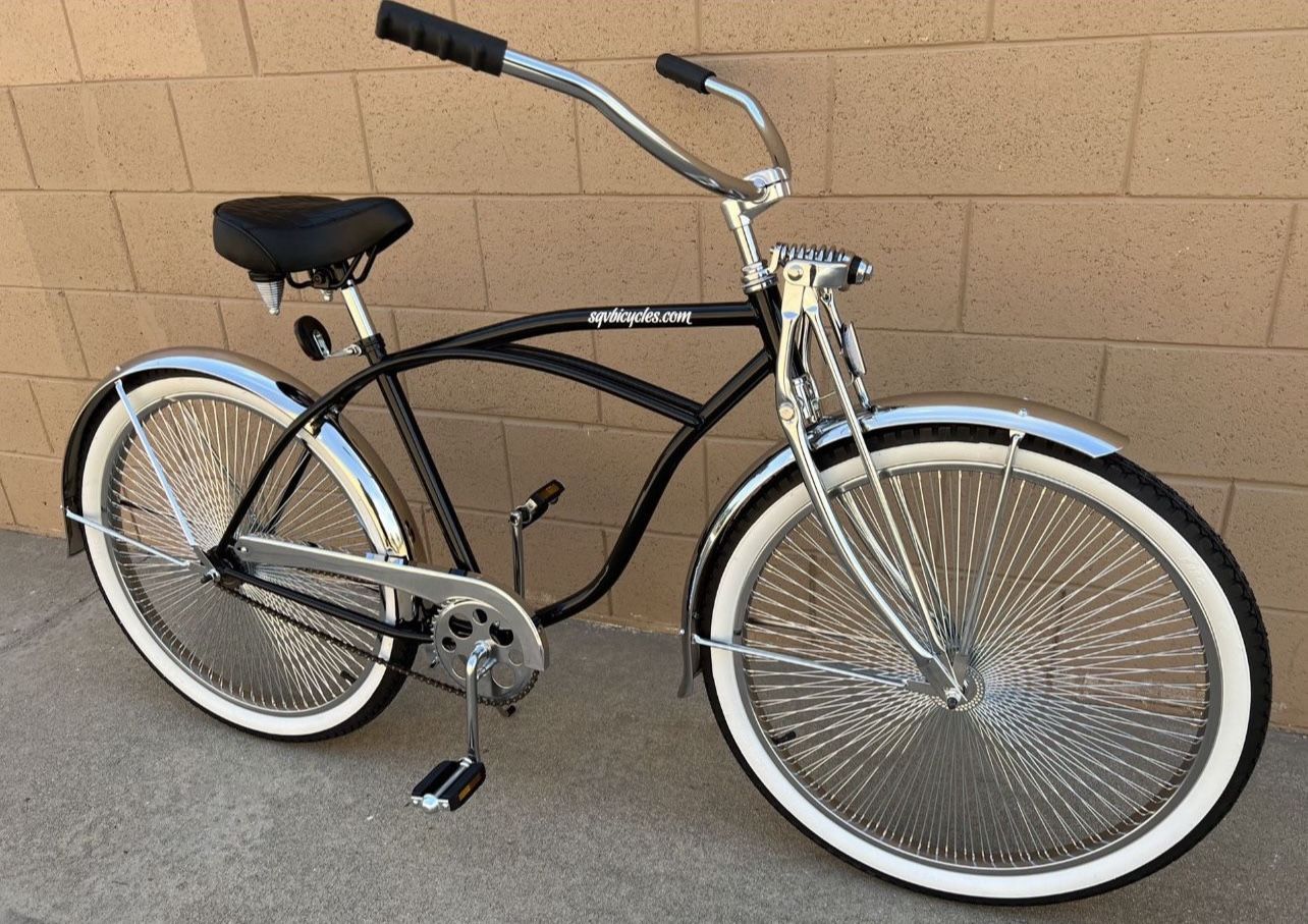26 Lowrider Complete Bike Black/Chrome or 26 Lowrider Complete