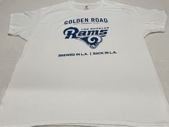 Hanes XL Golden Road Brewing Los Angeles Rams T-Shirt