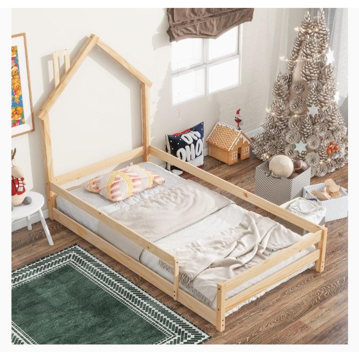 Wooden Twin Bed