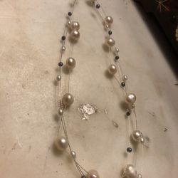 Crystal & Quartz Bead Necklace 