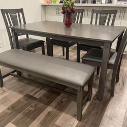 6 Pc Dining Table Set