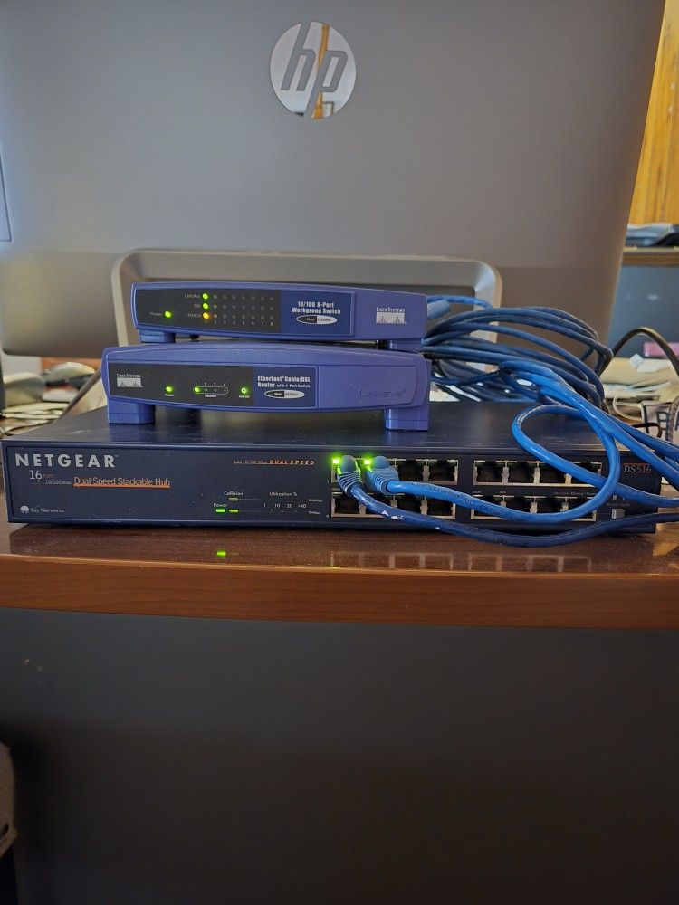 Switch, Router, Stackable Hub