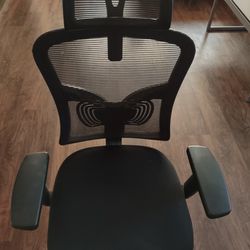 Computer Chair With Headrest And Lumbar Support 