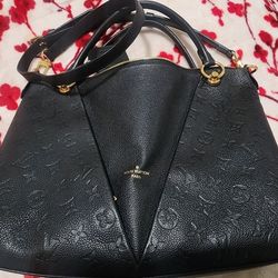 Louis Vuitton Enpreinte V Tote Monogram Mm Noir