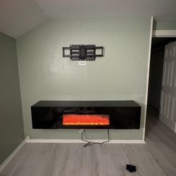 Entertainment Center Floating Used For Half A Year Perfect Condition 200 