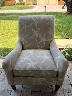 Baers Tan Coastal Starfish Accent Chair