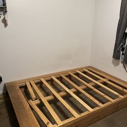 Queen Wood bed frame