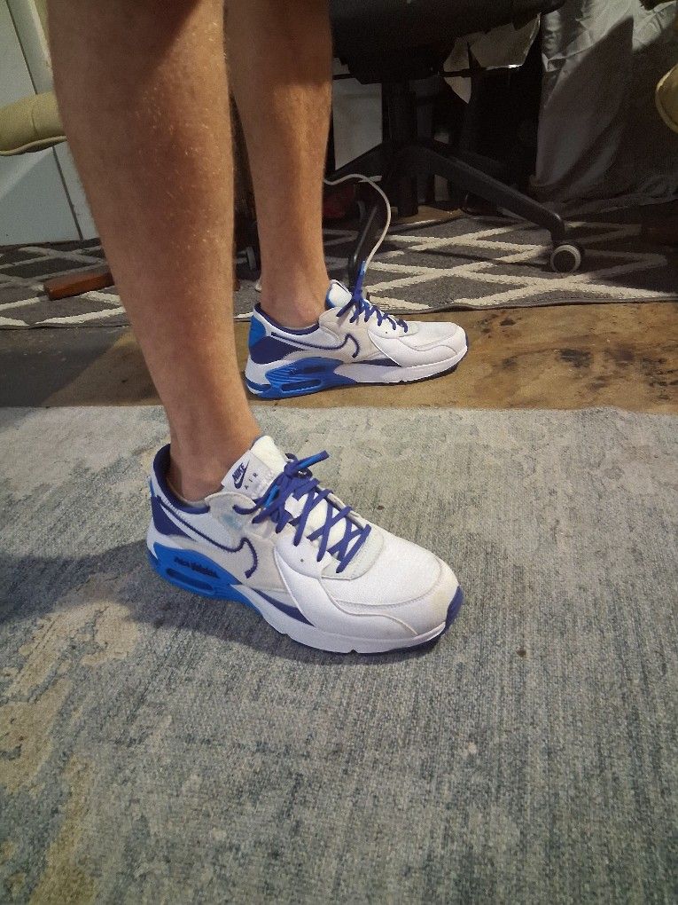 Nike Air Max 270 White Deep Royal Blue