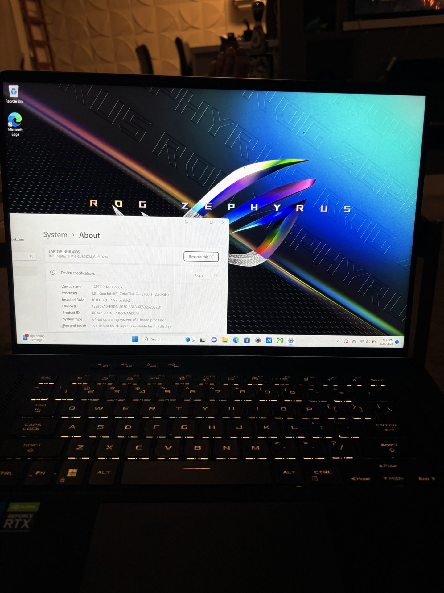 Asus Gaming Laptop
