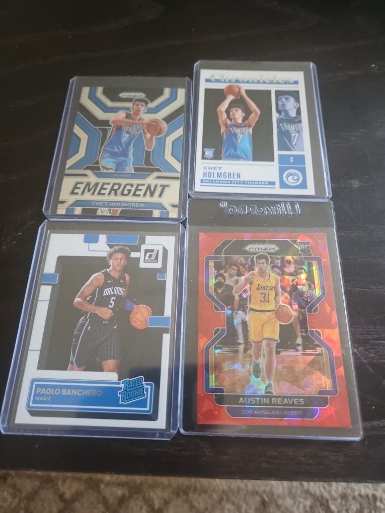 4 Rookie Cards PANINI