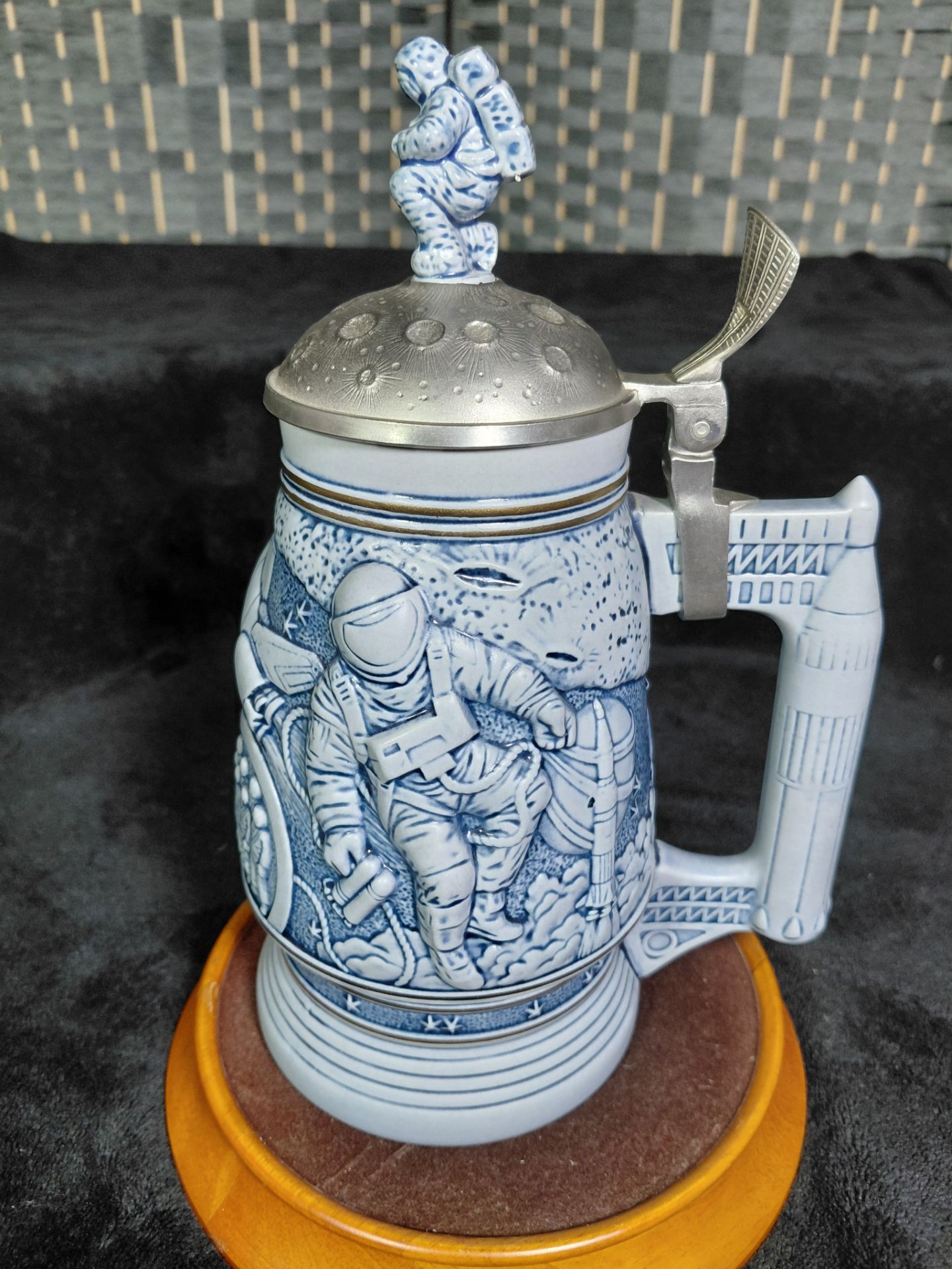 Avon Conquest of Space beer stein