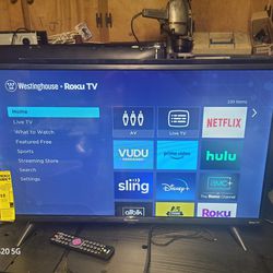 32" New Roku Tv With Remote 4k 