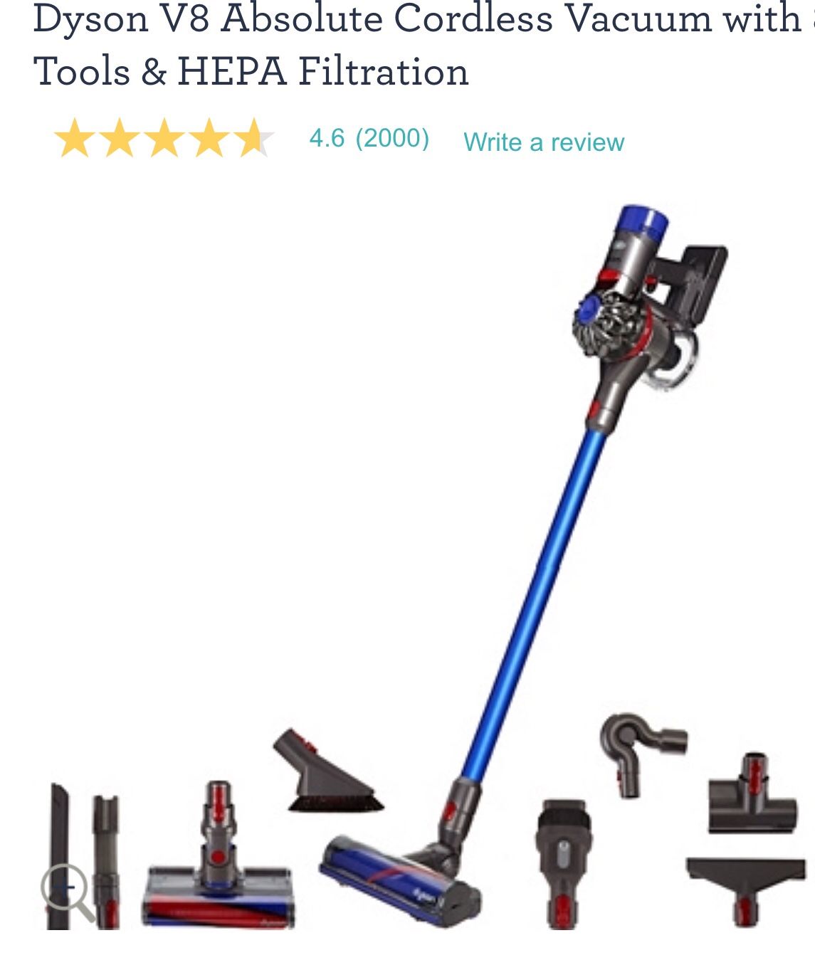 Dyson V8 vacuum!