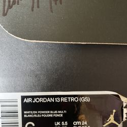 Jordan 13 Retro Size 6 Y