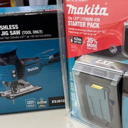 Makita  18v LXT XVJ01Z Barrel Grip Jigsaw 4.0 Starter Kit