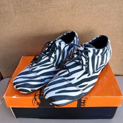 Zebra Fur Print Shoes