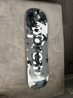Supreme Camo Printed Skateboard Deck