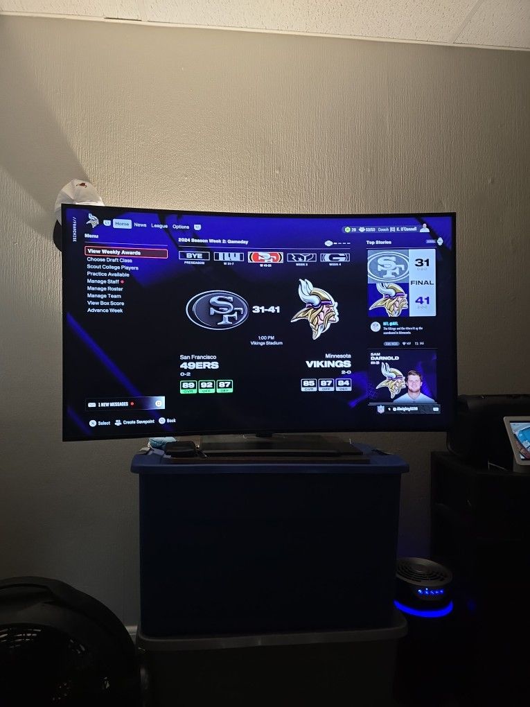 55" Class RU7300 Curved Smart 4K UHD TV