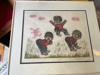 Leapfrog Vintage Signed Art 