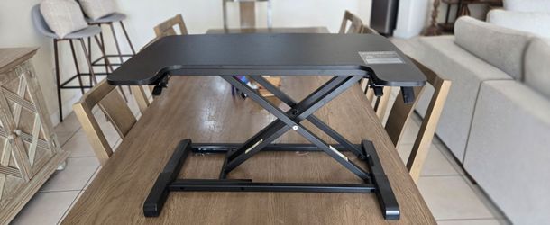 FlexiSpot Home Office Desk Riser Black Adjustable Standing Desk Converter 28x16"