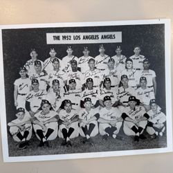 1952 Los Angeles Angels Team 8x10 Picture Print Pacific Coast League