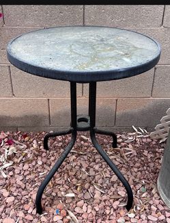 Small glass tables x3