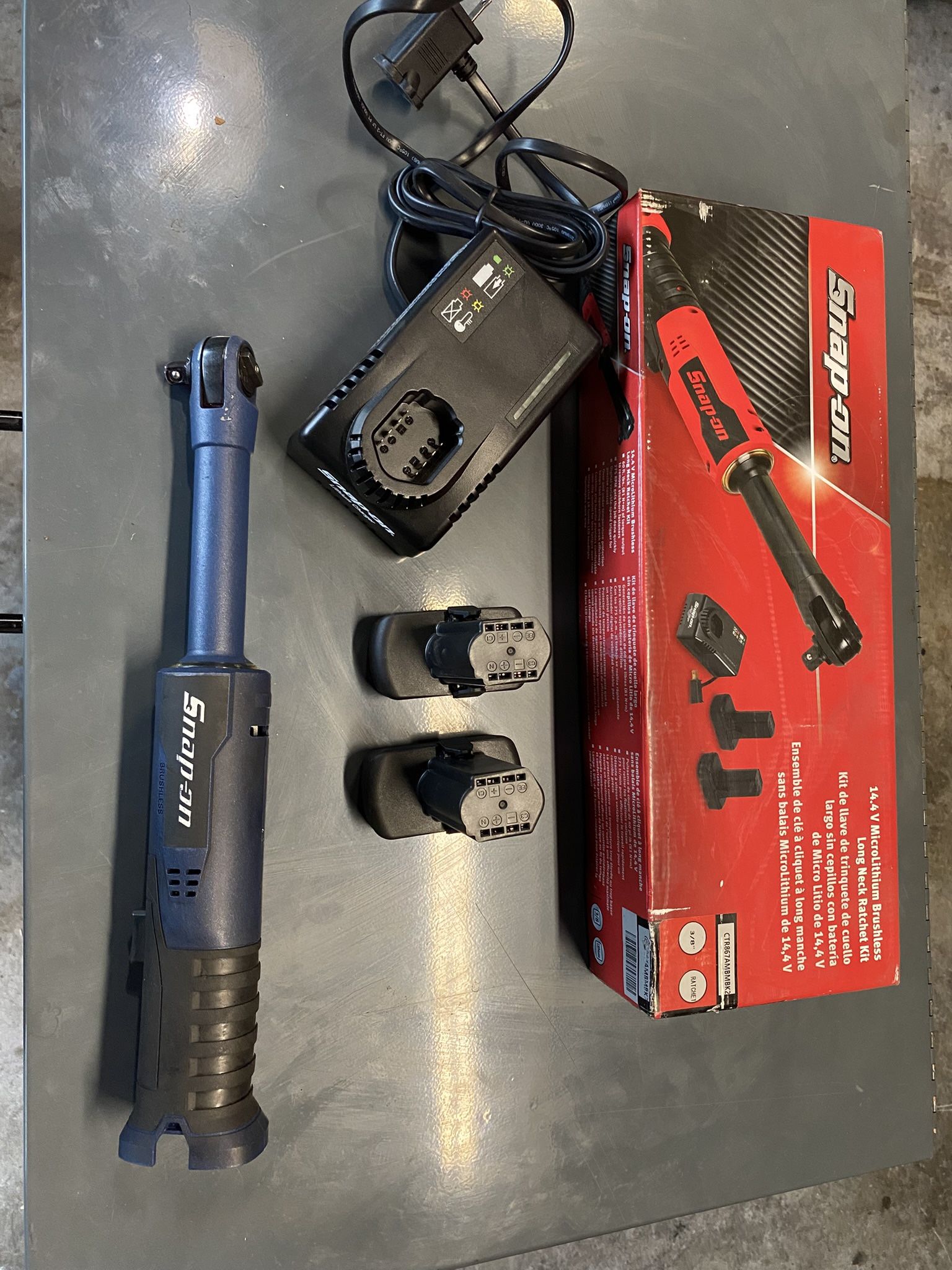 Snap On Long Neck Ratchet