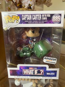 NEW Funko Pop! Captain Carter & The Hydra Stomper Marvel What If Deluxe # 885