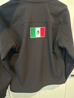 Softshell Jacket Mexico Flag Patch