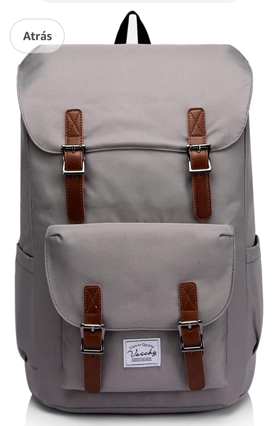 vaschy backpack Informal Grey BP160706GA Waterproof Unisex