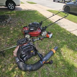 Mower, Weedeater, Blower