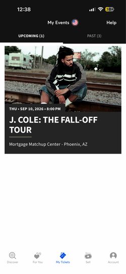 J Cole The Fall Off Tour Tickets