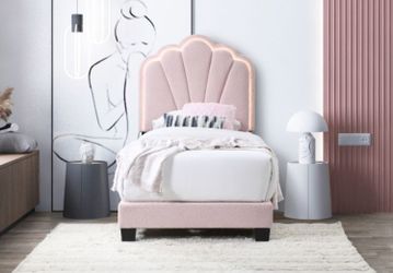 PINK SHELL BED FRAME