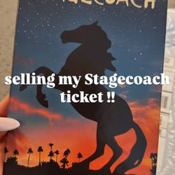 GA 3 Day Stagecoach Ticket