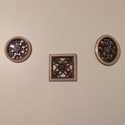 Set Of 3 Small Decorative Mirrors