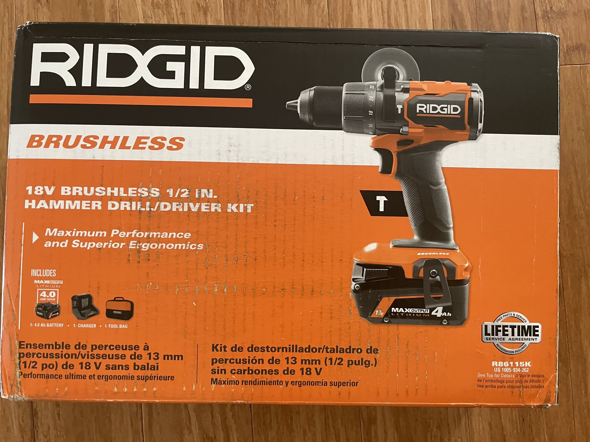 Ridgid Brushless Hammer Drill