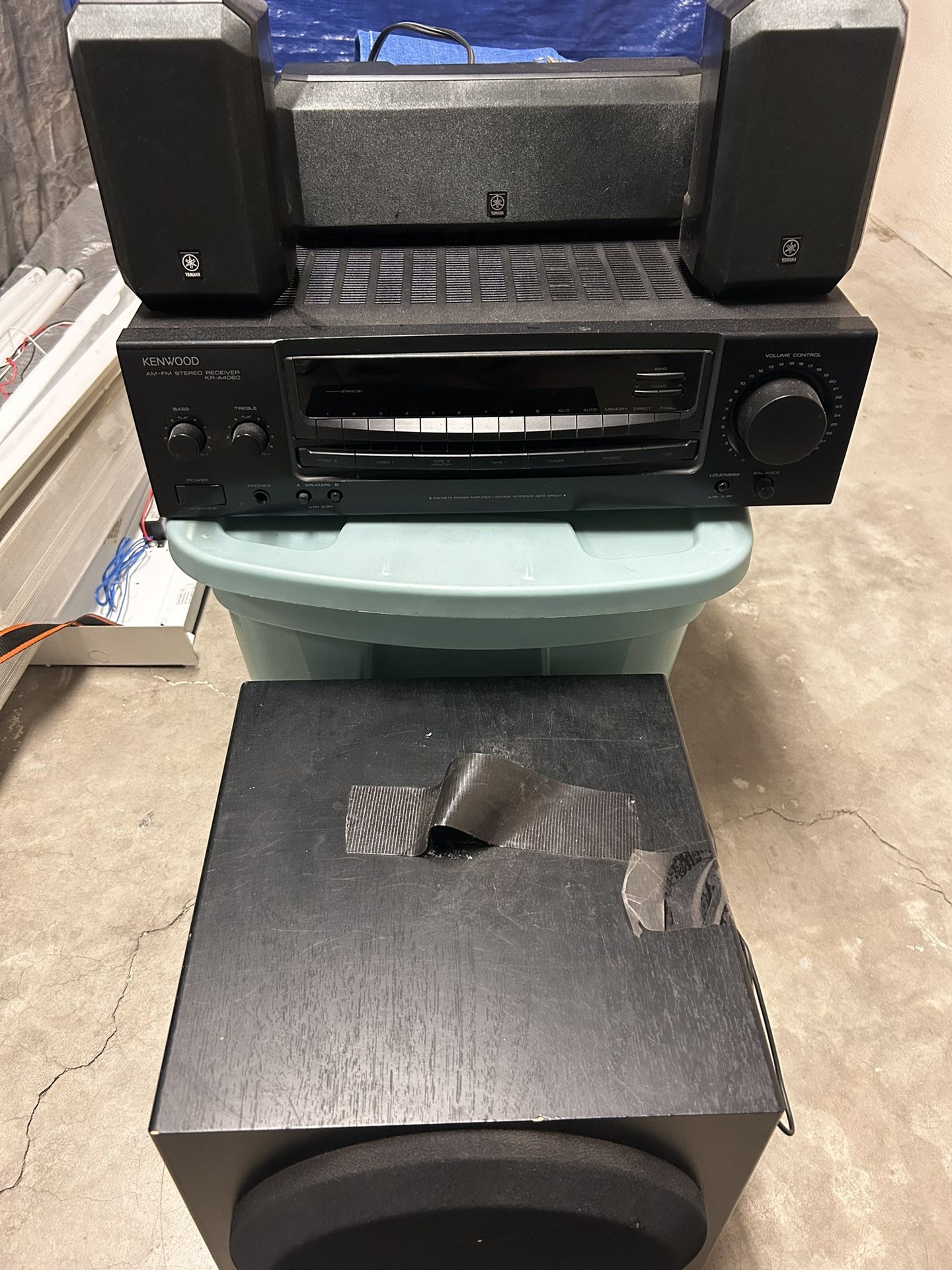 Receiver And Speakers