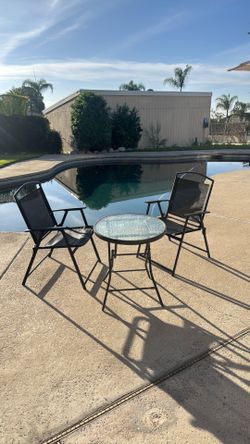 Patio table and chairs