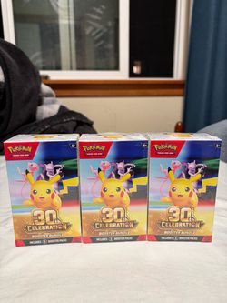 Pokemon 30th anniversary booster bundle