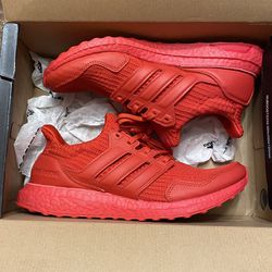 Adidas Ultraboost DNA S&L Running Shoes Triple Red FX1334 Women's Size 9.5