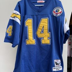 Vintage 1984 Mitchell & Ness Dan Fouts San Diego Chargers Jersey