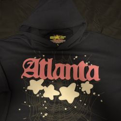 Navy Blue Atlanta Sp5der Hoodie 