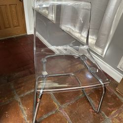 Tobias chair clear chrome plated new arrivals
