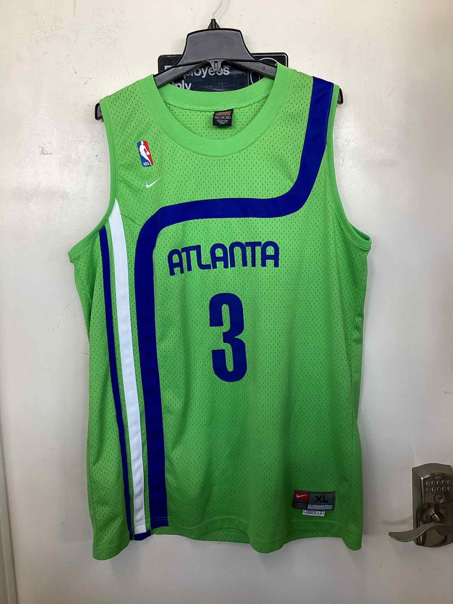 Vintage Nike Shareef Abdur-Rahim Atlanta Hawks #3 Jersey