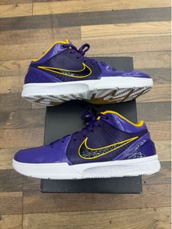 Kobe 4 Undefeated Lakers Sz 11