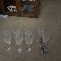 Waterford Crystal Wine And Champagne Glasses 